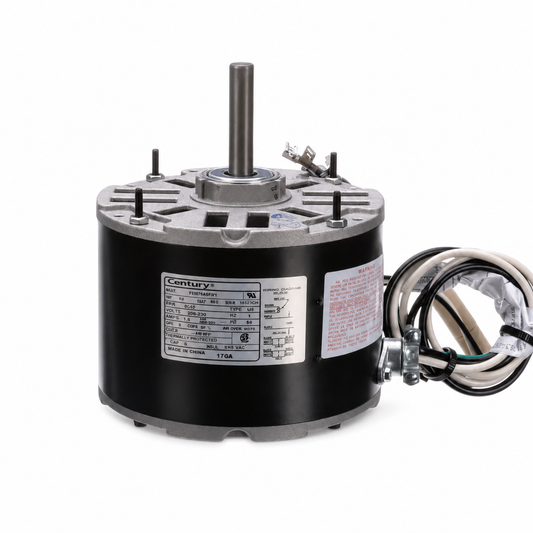 Century OEM Replacement Motors (HVAC/R) 174A - 1/6 HP - 208/230 V - 1625 RPM - Single phase