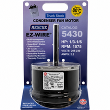Load image into Gallery viewer, US Motors Condenser Fan Motors (HVAC/R)  5430 - 1/3 HP - 208/230 V - 1075 RPM - Single phase