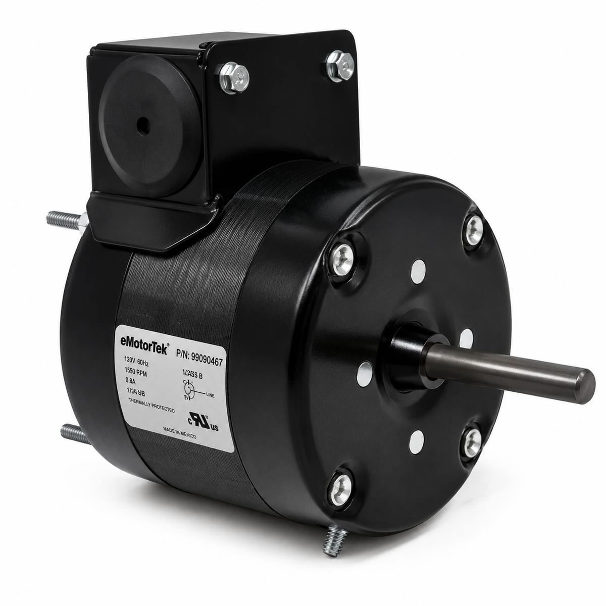 Emotortek OEM Replacement Motors (HVAC/R)  87219 - 1/25 HP - 230 V - 1550 RPM - Single phase