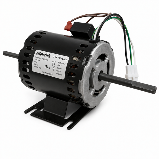 Emotortek OEM Replacement Motors (HVAC/R) 99080486 - 1/20 HP - 120 V - 1625 RPM - Single phase