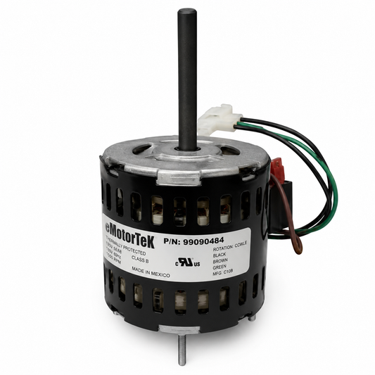 Emotortek OEM Replacement Motors (HVAC/R) 99080484 - 1/20 HP - 120 V - 1550 RPM - Single phase
