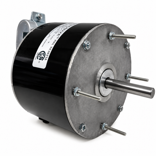 Emotortek OEM Replacement Motors (HVAC/R) 9F30216 - 1/8 HP - 115 V - 1140 RPM - Single phase