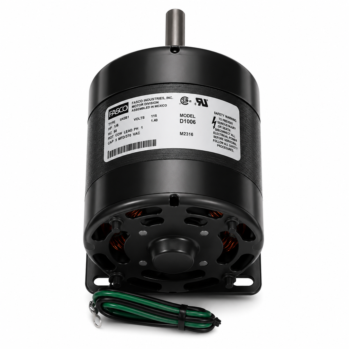D1006 - 1/4 HP, 115 volts / FASC0 