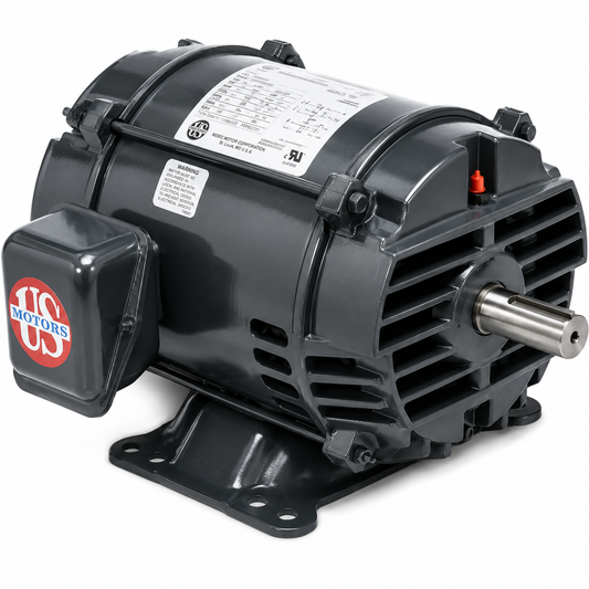 US Motors  Three Phase Motor (HVAC/R) D15P1G - 15 HP - 575 V - 3600 RPM - Three phase