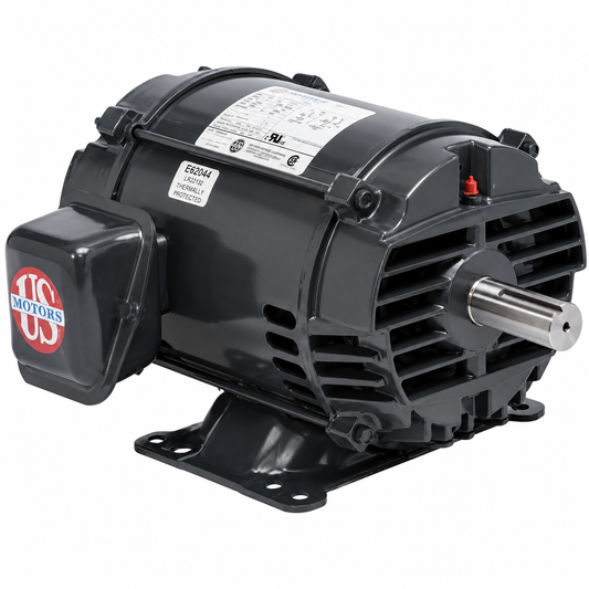 US Motors Three Phase Motor (HVAC/R) D20P2G - 20 HP - 575 V - 1800 RPM - Three phase