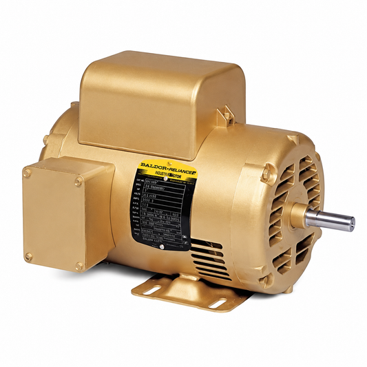 BALDOR EL11304 Industrial Electric Motor 1/2 HP - 115/230 V - 1725 RPM - Single phase