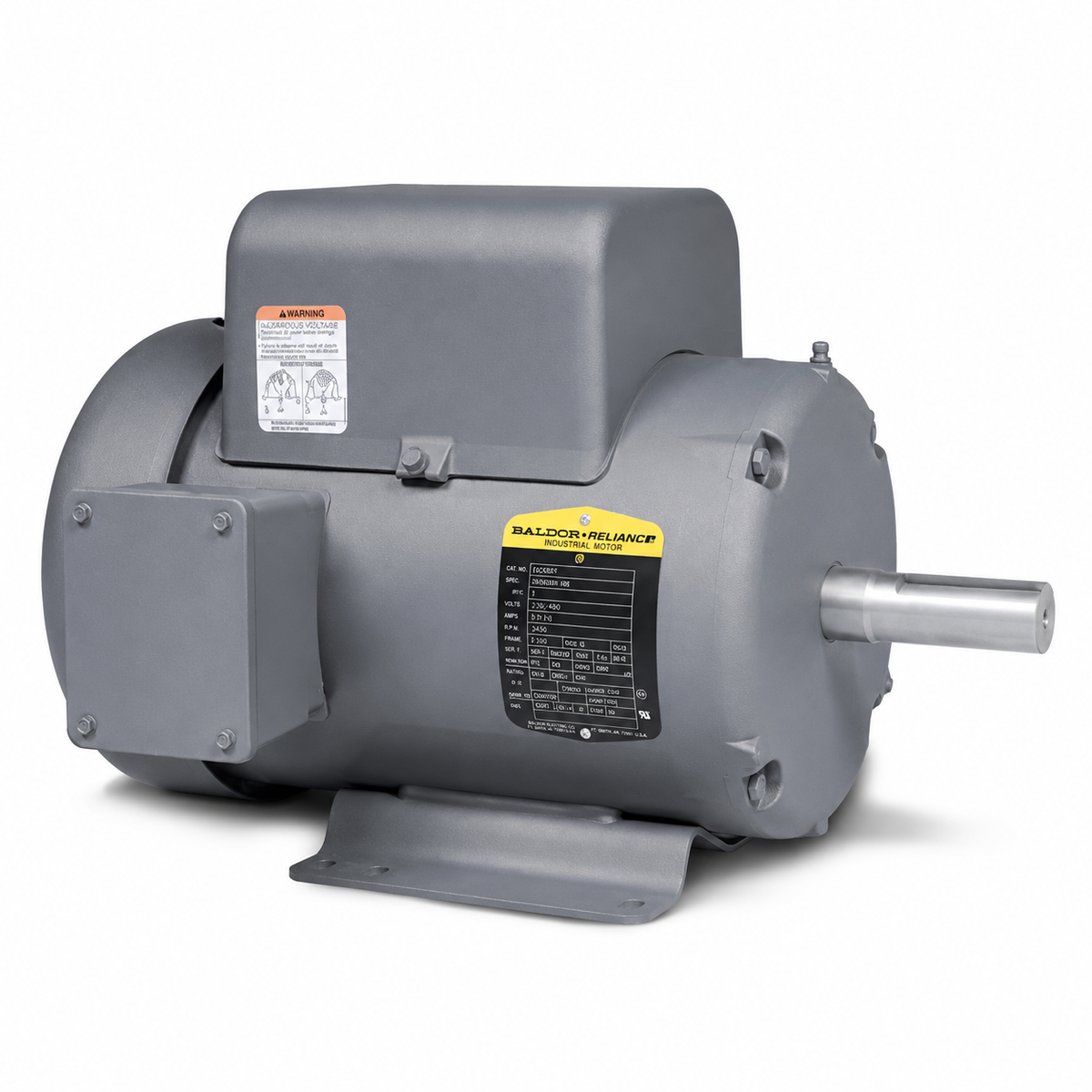BALDOR L3709T Industrial Electric Motor 7.5 HP - 230 V - 3450 RPM - Single phase