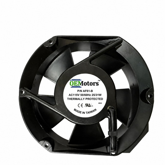 AF61 240 CFM Axial Fan Motor Assembly, 115V