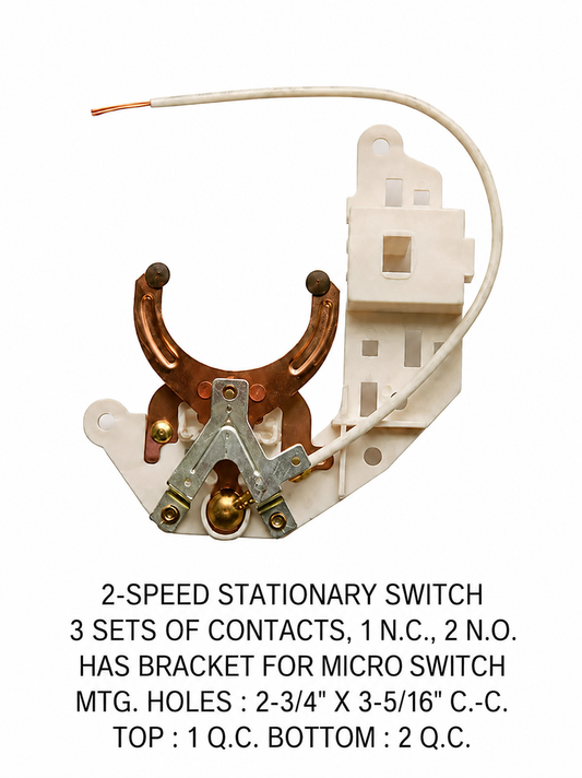STATIONARY SWITCH REPLACEMENT FOR  A.0. SMITH  /  CENTURY