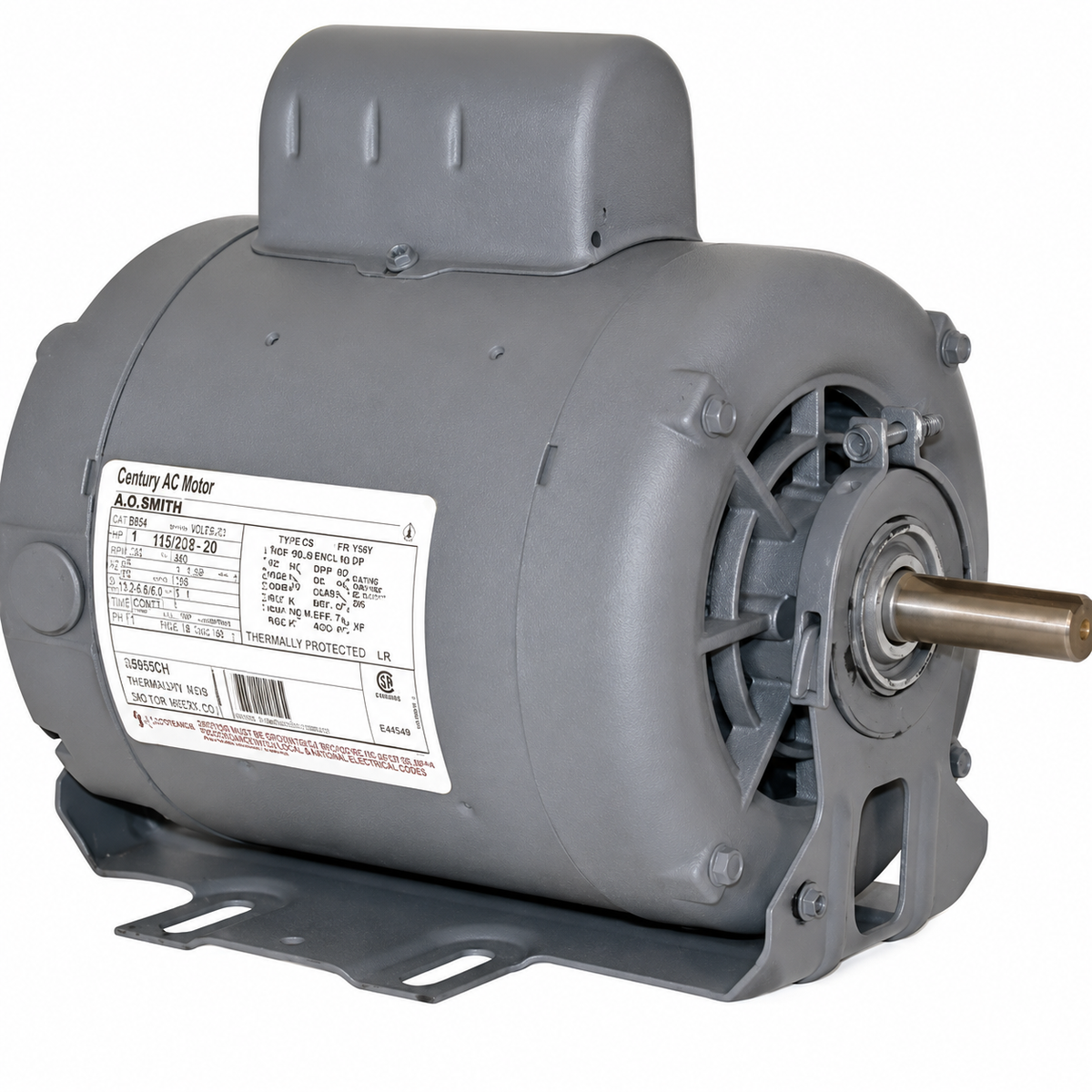 Century  Fan & Blower Motors (HVAC/R)  C430V2 - 1/3 HP - 115/208-230 V - 1725 RPM - Single phase