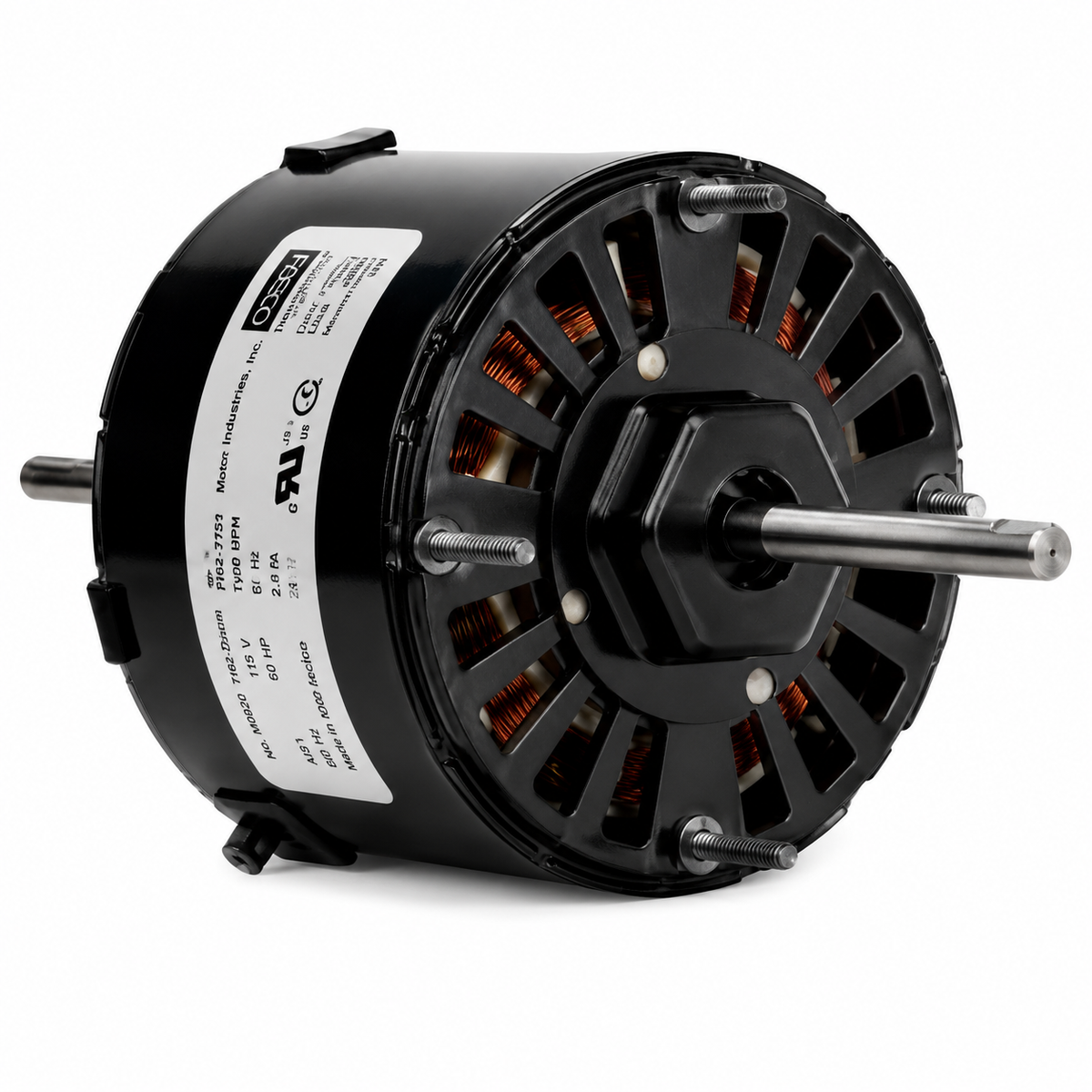 Fasco Fan & Blower Motors (HVAC/R) D0540 - 1/75 HP - 115 V - 1550 RPM - Single phase