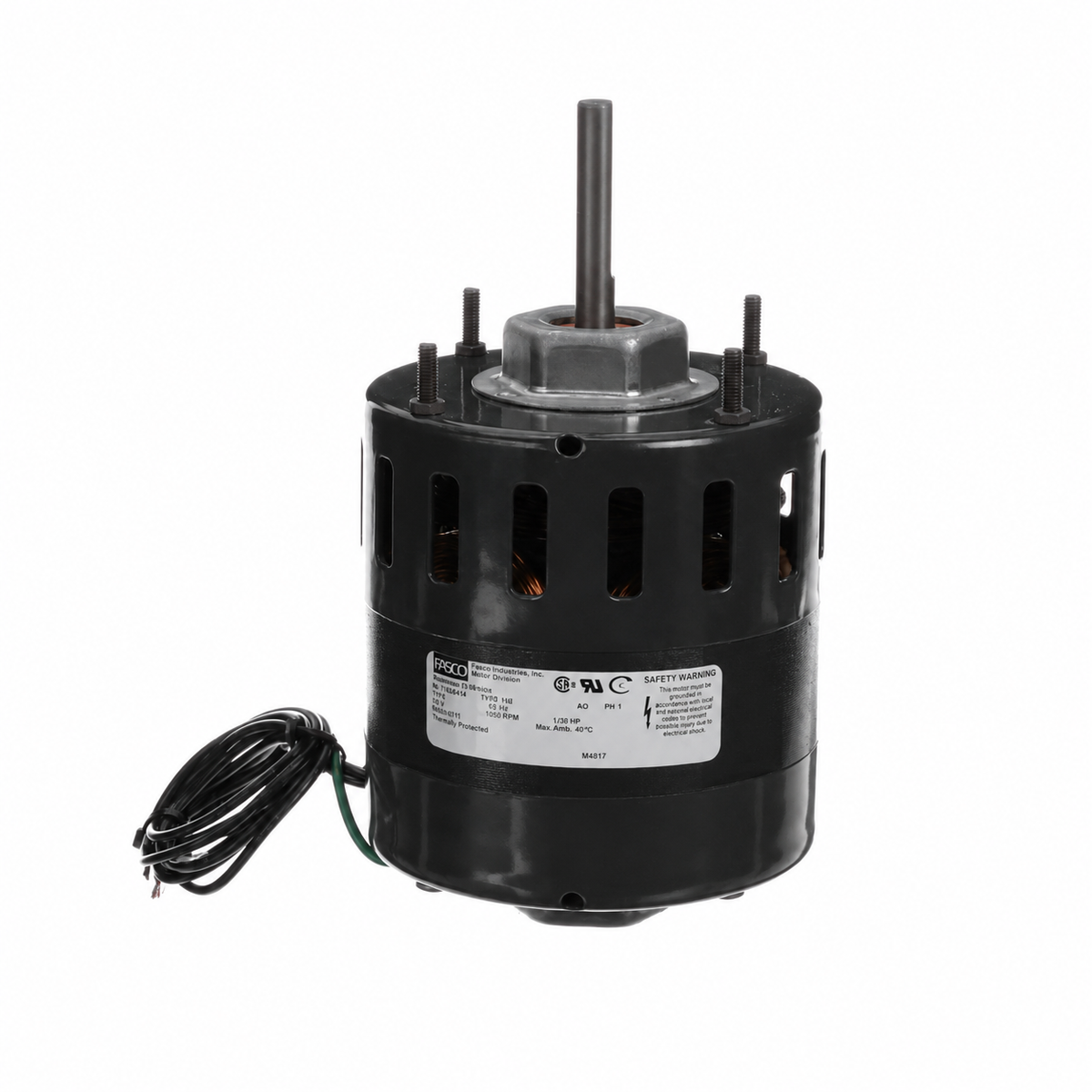 Fasco Fan & Blower Motors (HVAC/R) D112 - 1/10 HP - 115 V - 1500 RPM - Single phase