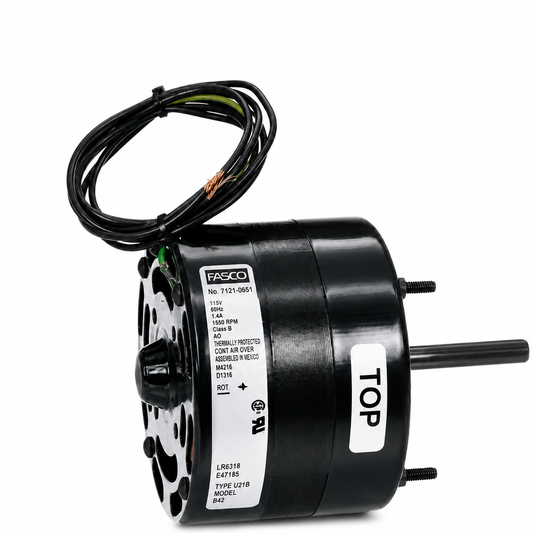 Fasco  Fan & Blower Motors (HVAC/R)  D116 - 1/15 HP - 115 V - 1500 RPM - Single phase