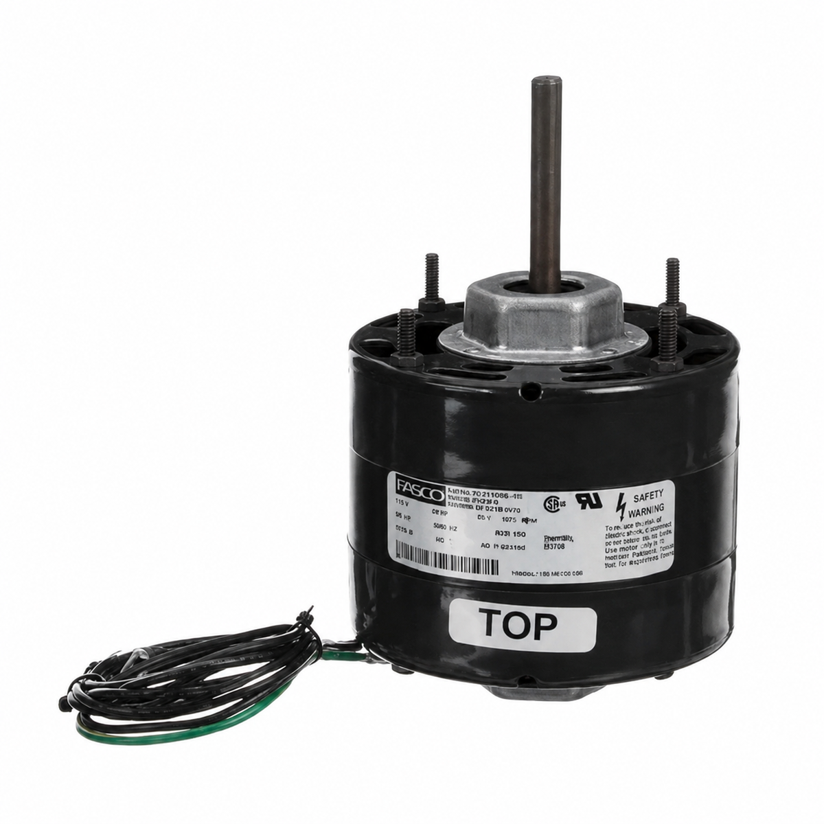 Fasco Fan & Blower Motors (HVAC/R) D174 - 1/10 HP - 115 V - 1500 RPM - Single phase