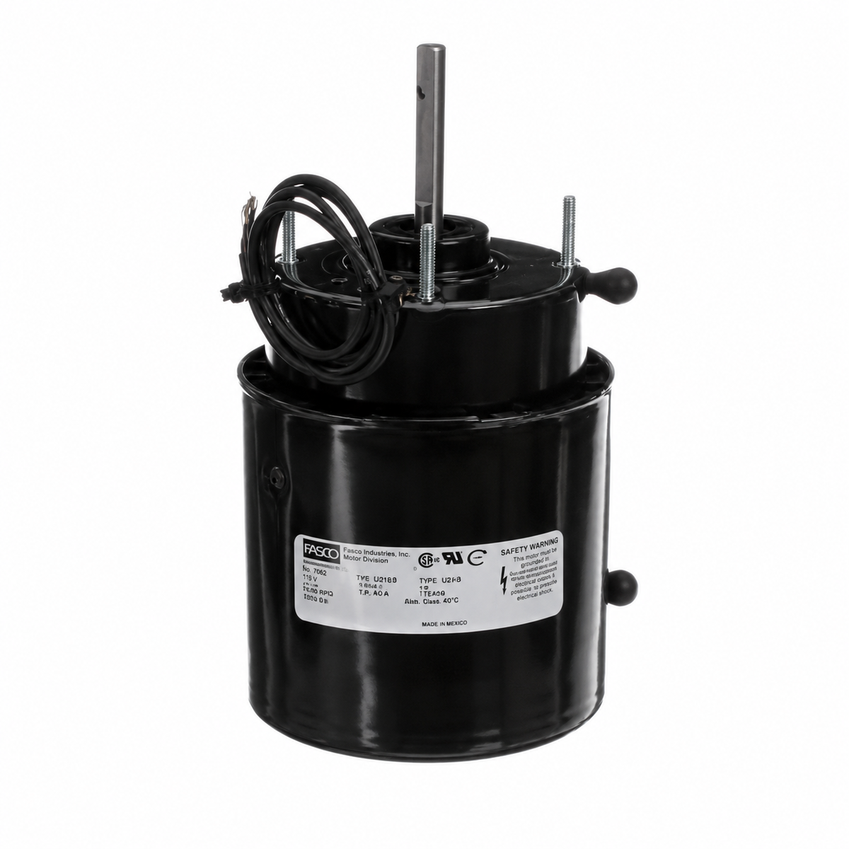 Fasco  Fan & Blower Motors (HVAC/R)  D234 - 1/15 HP - 115 V - 1580 RPM - Single phase