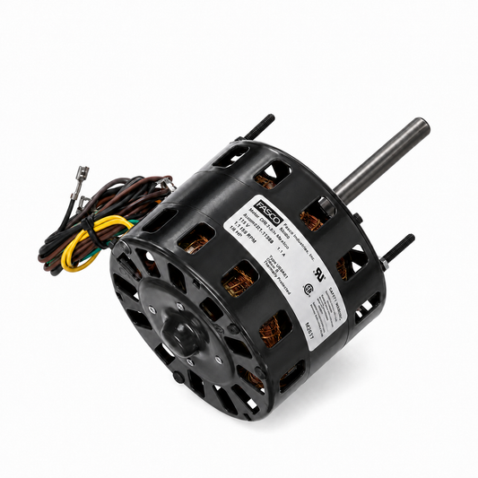 Fasco OEM Replacement Motors (HVAC/R)  D262 - 1/5 HP - 208/230 V - 1075 RPM - Single phase