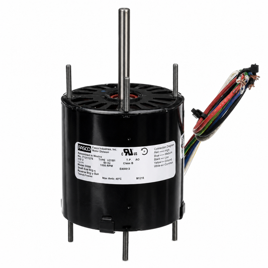 Fasco  Fan & Blower Motors (HVAC/R)  D535 - 1/25 HP - 115 V - 1550 RPM - Singlw phase