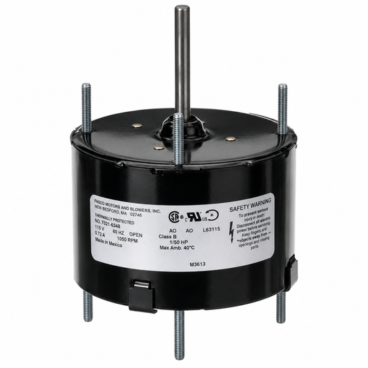 Fasco OEM Replacement Motors (HVAC/R) D540 - 1/100 HP - 115 V - 1550 RPM - Single phase