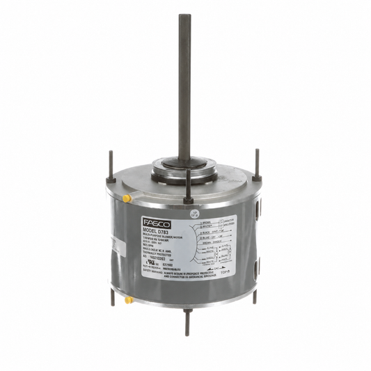 Fasco  OEM Replacement Motors (HVAC/R)  D783 - 1/4 HP - 208/230 V - 1625 RPM - Single phase