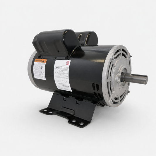 US Motors Air Compressor Motor  EB384 - 5 HP - 230 V - 3450 RPM - Single phase