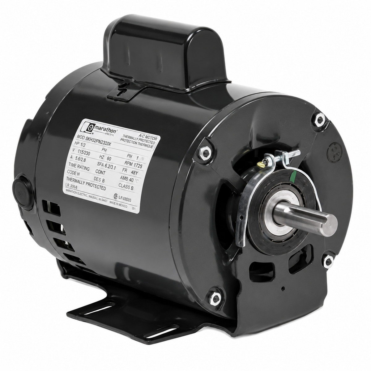 EM-3187C - 1 CV, 115/230 volts / Moteurs américains 