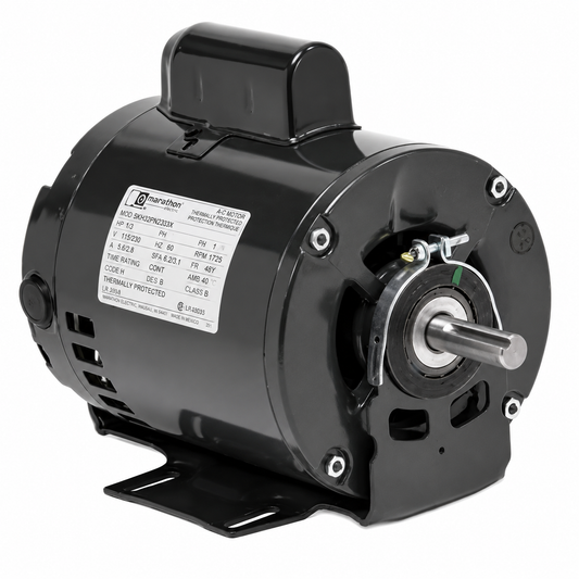 US Motors Fan & Blower Motors (HVAC/R) 3187C - 1 HP - 115/230 V - 1725 RPM - Single phase