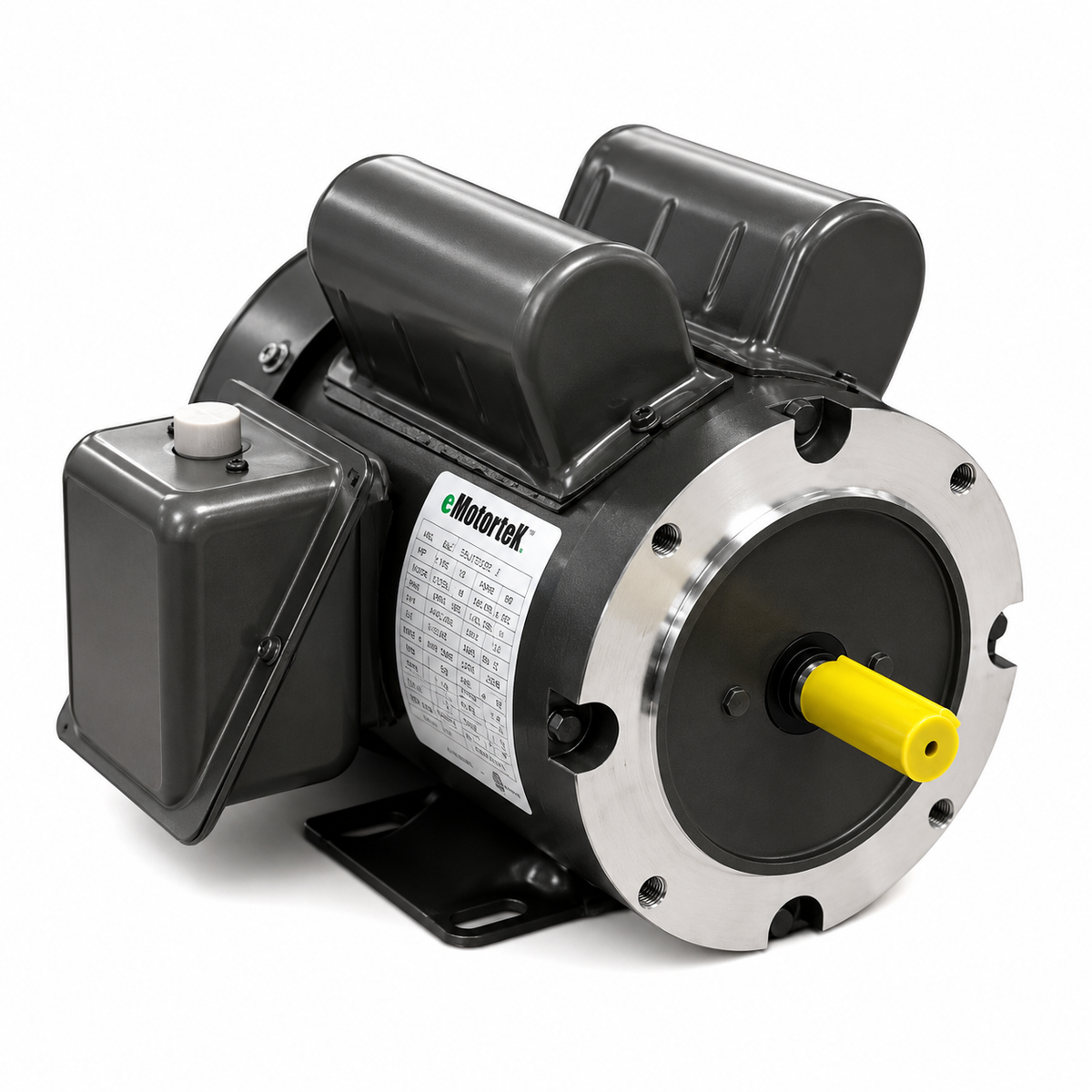 Emotortek General Purpose Farm Duty Motor EMF145C - 1.5 HP - 115/208-230 V - 3600 RPM - Single phase