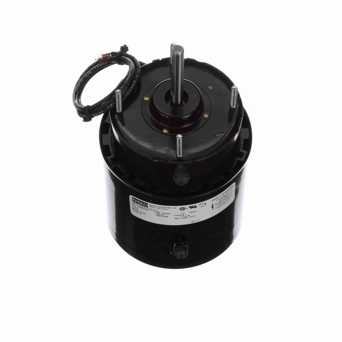 Fasco Fan & Blower Motors (HVAC/R) D235 - 1/12 HP - 115 V - 1580 RPM - Singlle phase