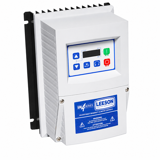 2 HP LEESON SM4 VECTOR NEMA4 VFD 208-240V 1&3PH INPUT 174658.00