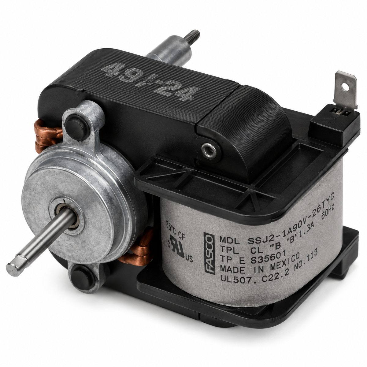 Emotortek OEM Replacement Motors (HVAC/R) RMT0001 - 1/100 HP - 120 V - 3000 RPM -Single phase