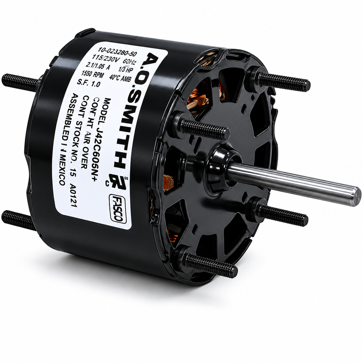 Emotortek Fan & Blower Motors (HVAC/R) SS028 - 1/30 HP - 115 V - 1550 RPM - Single phase