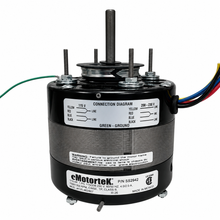 Load image into Gallery viewer, Emotortek  OEM Replacement Motors (HVAC/R)  SS2942 - 1/10 HP - 115/208-230 V - Single phase