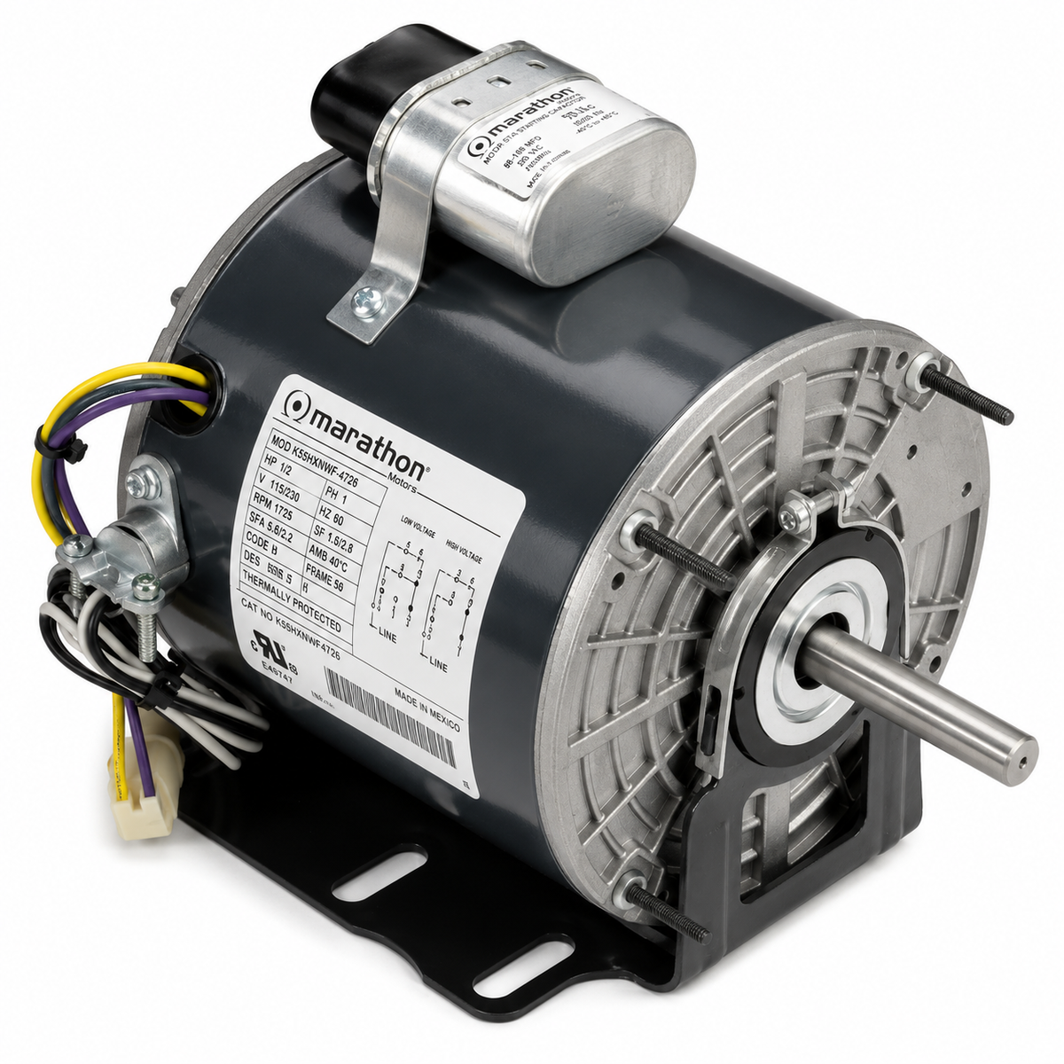 Leeson  Unit Heater Motors (HVAC/R)  X302 - 1/6 HP - 115 V - 1625 RPM - Single phase